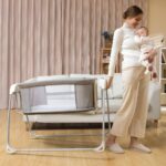 Mastela Music 4in1 Bedside Crib Sleeper Electric Baby Bassinet Swing Beside Sleeper Baby Cradle for Baby - Image 4