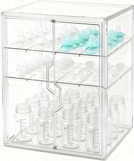 Baby Bottle Organizer, 3-Tier Bottle Storage