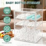 Baby Bottle Organizer, 3-Tier Bottle Storage - Image 5