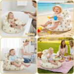 Inflatable Baby Seat with Tray and Built-in Air Pump - Image 7